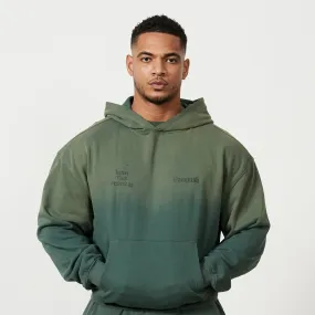 Vanquish Sun-faded Green Oversized Pullover Hoodie