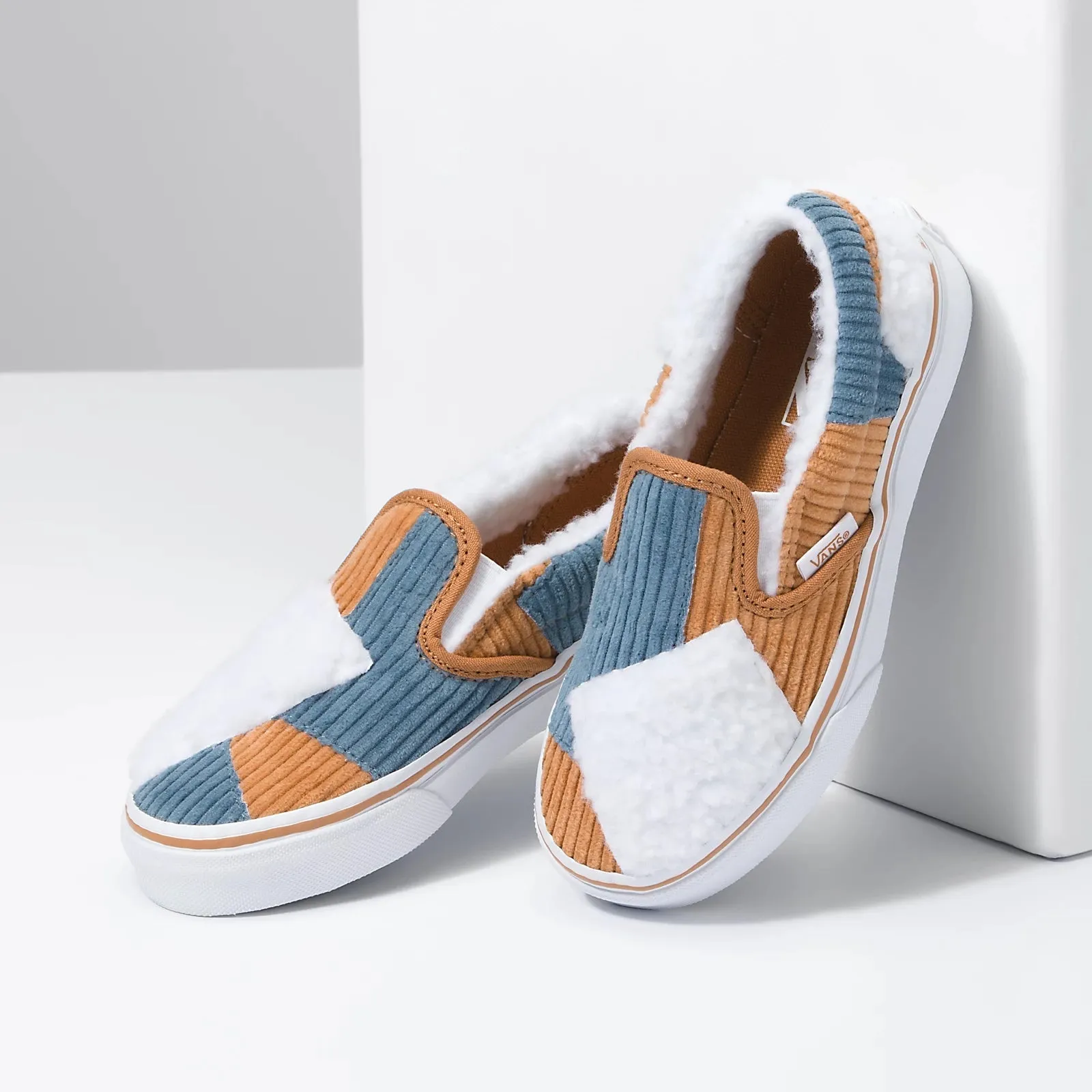 Vans Cozy Cord Classic Slip On Patchwork - Kids