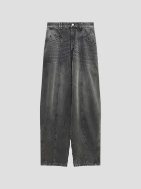 Vetan Denim Pant in Faded Black