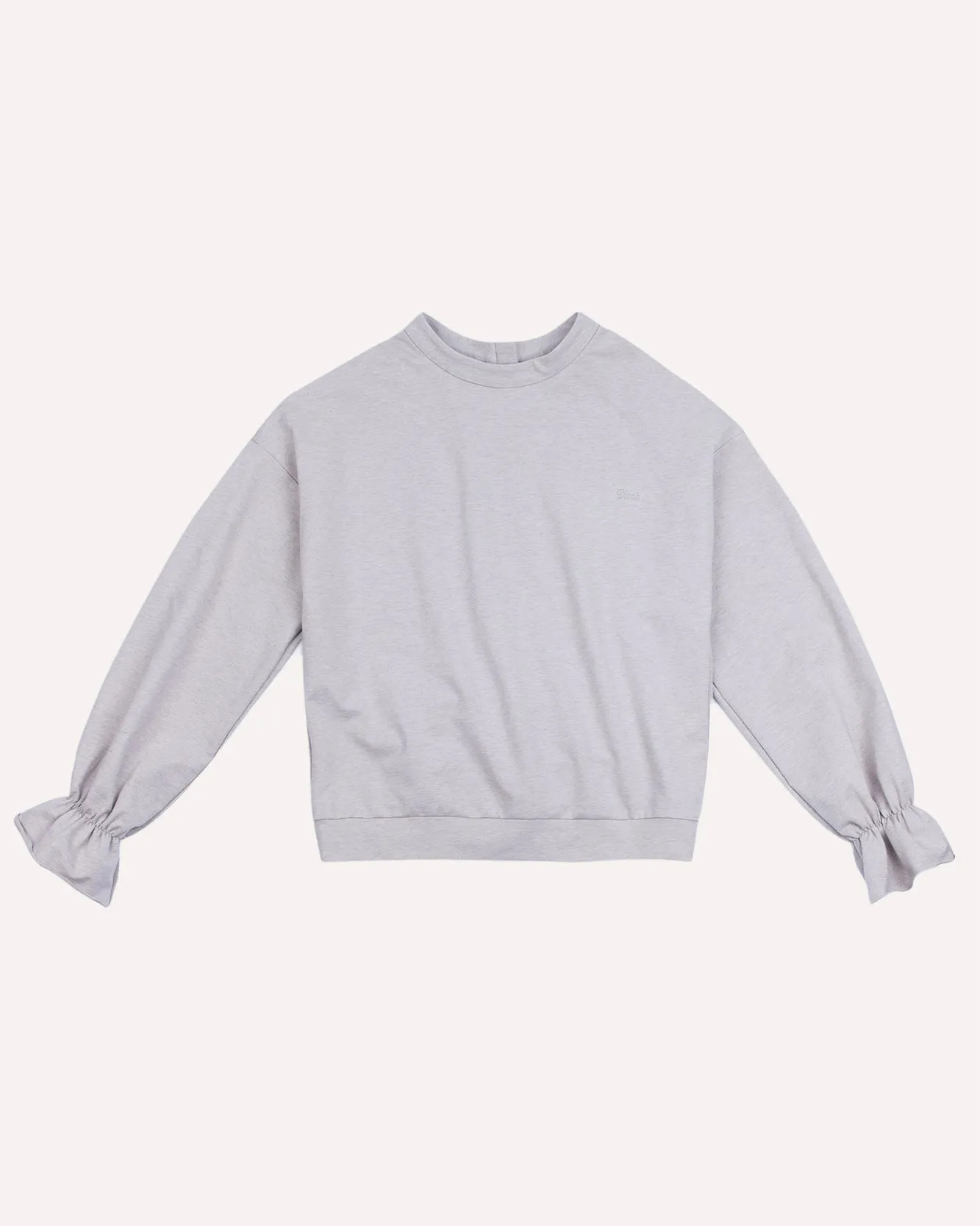 Women Loose Sleeve Crewneck Sweatershirt