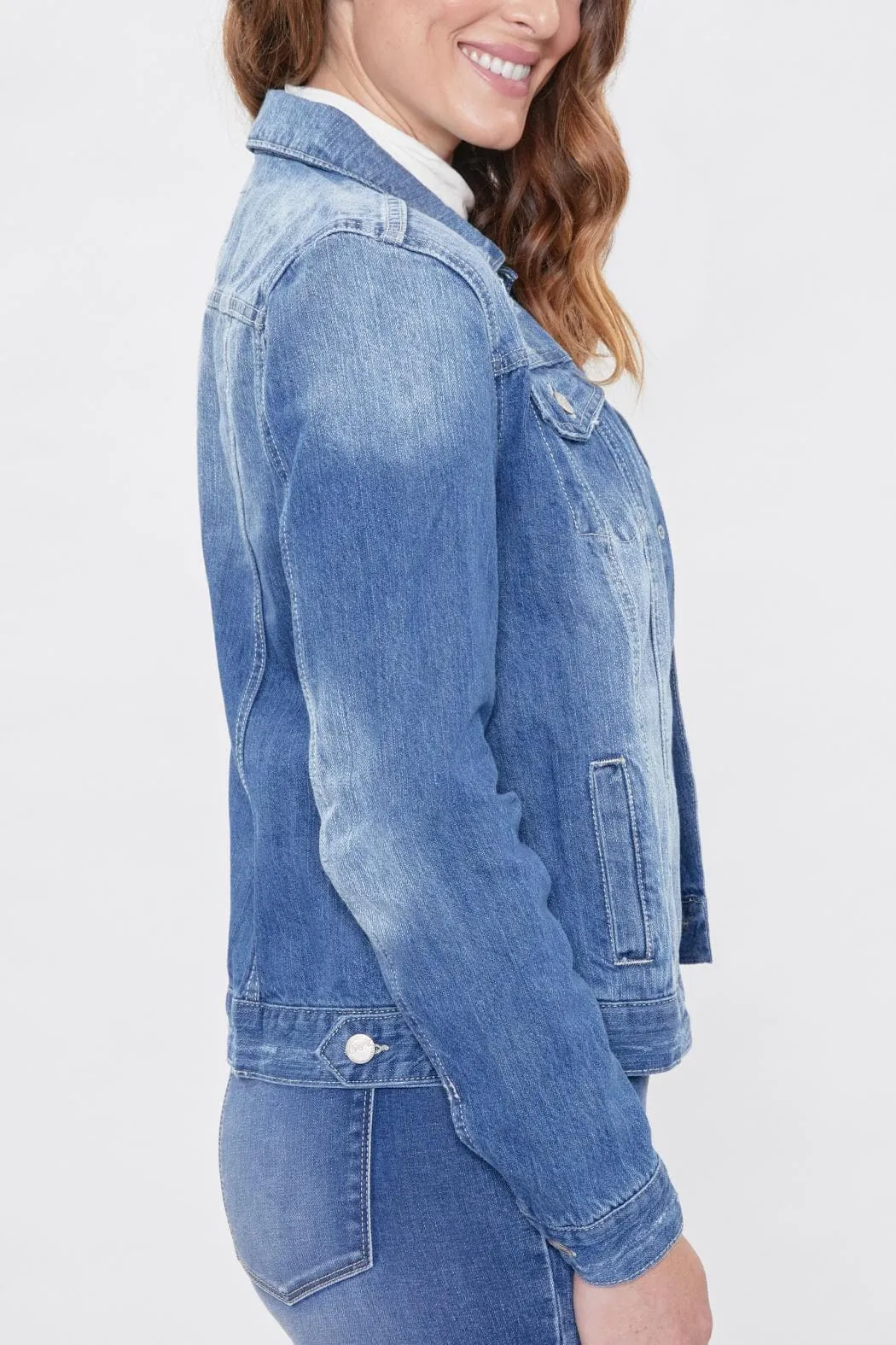 Women's Distressed Denim Jacket